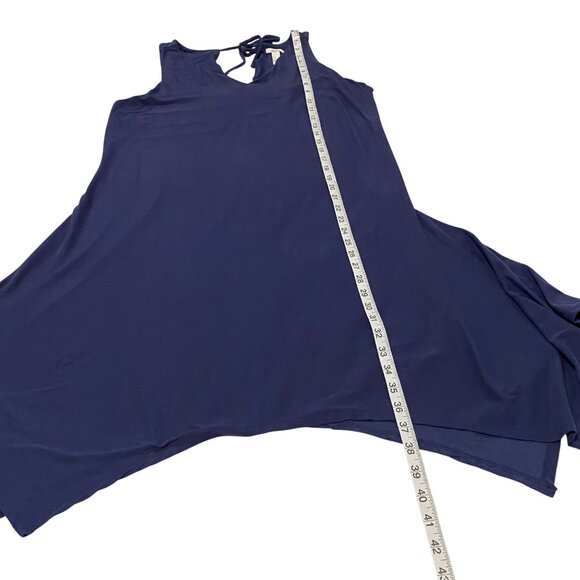 Soma Navy Blue Sleeveless Jersey Dress Size‎ Large - Picture 6 of 6